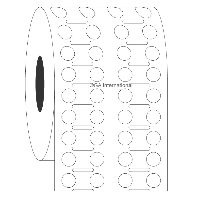 NitroTAG® 超低温対応ラベル (液体窒素容器用) 6.4mm (円形) [4列] #JTTA-288NPNOT