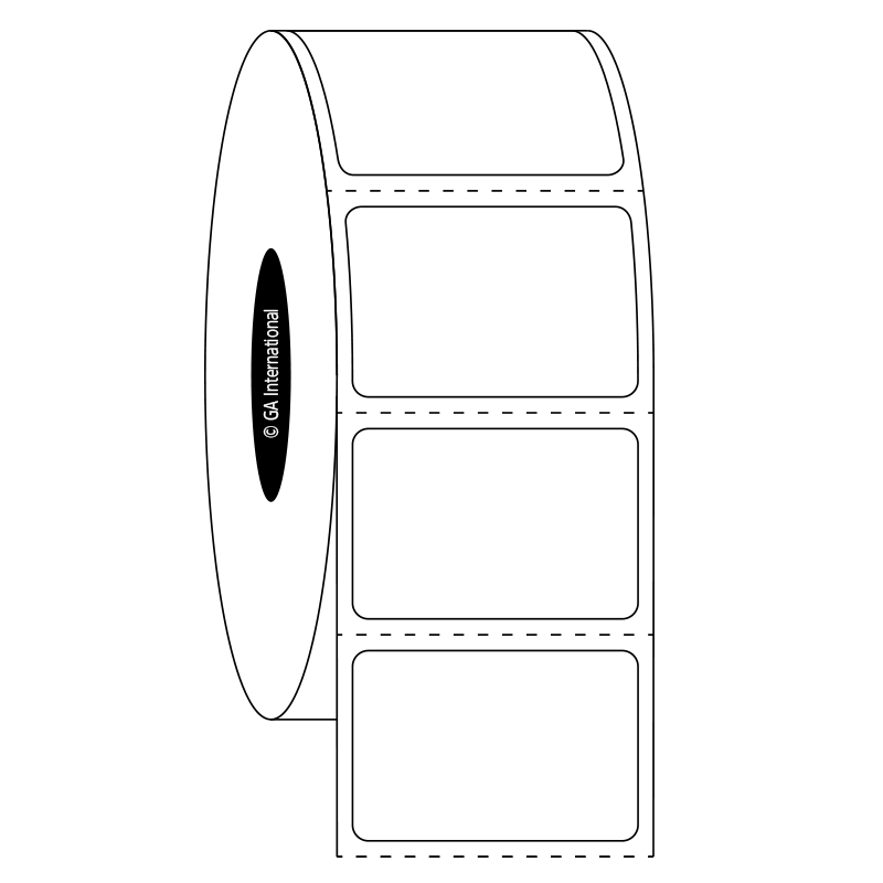 NitroTAG® 超低温対応ラベル (液体窒素容器用) 28.6×19.1mm #JTTA-57