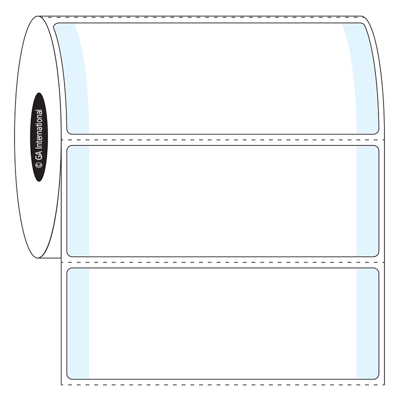 Blackout CryoSTUCK® – 超低温対応 凍結表面対応ラベル (情報秘匿) 88.9×31.8mm #L2FD-11