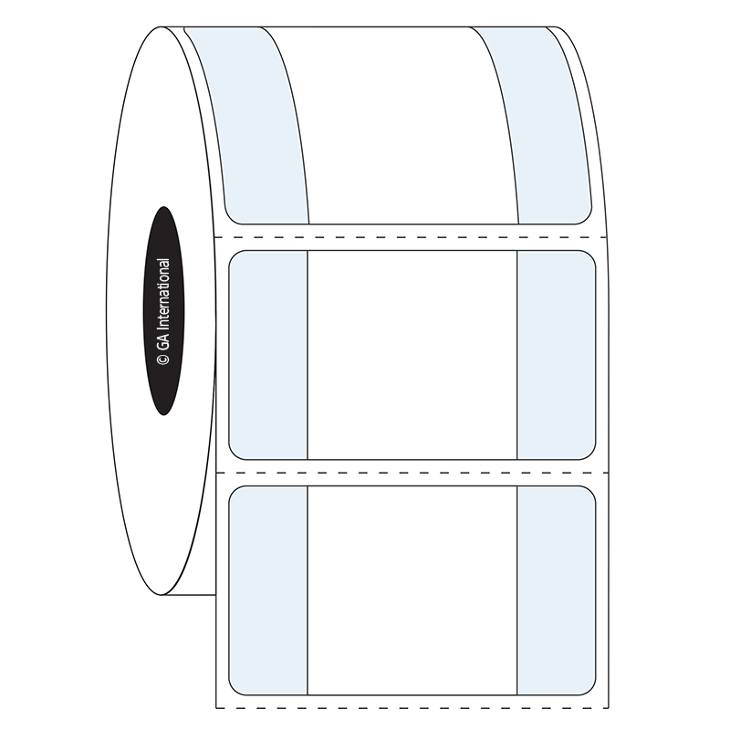 CryoSTUCK® - 超低温・凍結表面対応ラベル 44.5×25.4mm (印字エリア: 25.4×25.4mm) #L2FT-2