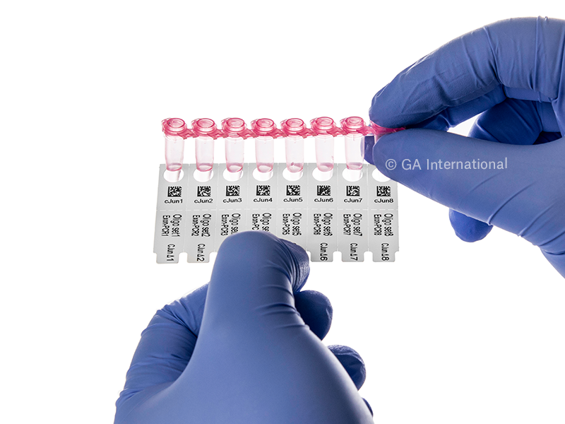 PCR-TagTrax™ 粘着剤フリー PCRチューブ用タグ [特許申請中] 38.8×9.1mm