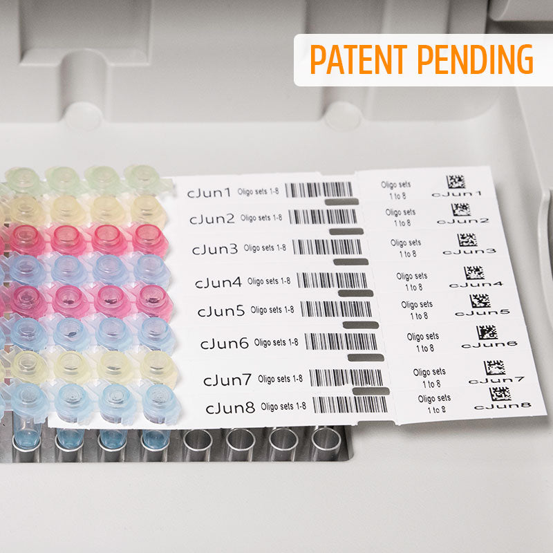 PCR-TagTrax™ 粘着剤フリー PCRチューブ用タグ [特許申請中] 101.6×7.6mm